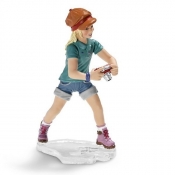 SCHLEICH Dziewczynka z a paratem out 2013