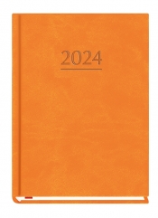 Kalendarz Marta 2024, B6 - pomarańczowy (T-215V-P)