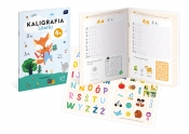 Kolorowanka A4/16K z naklejkami. Kaligrafia + zadania