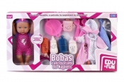 Lalka Bobas Edu&Fun z akcesoriami do kąpieli 36 cm (125690)