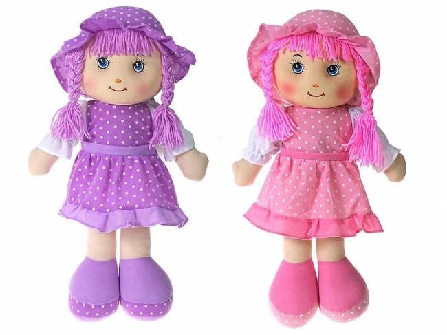 Lalka szmacianka język polski 50cm MIX