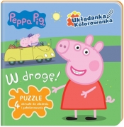 Peppa Pig. Układanka -Kolorowanka. W drogę - opracowanie zbiorowe