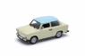 Model kolekcjonerki Trabant 601, kremowy z niebieskim dachem (24037-1) od