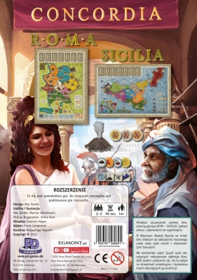 Concordia mapa: Roma / Sicilia (rozszerzenie)