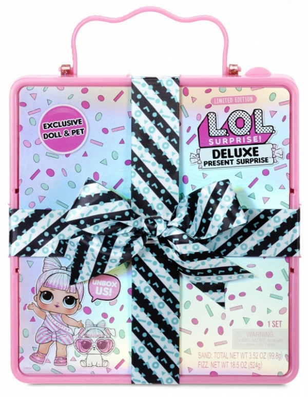 Zestaw z laleczką L.O.L. Deluxe Present Surprise, pink (570684E7/570691)