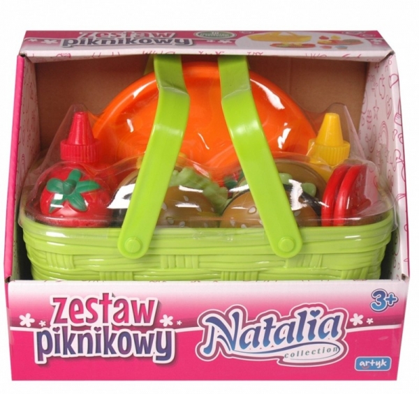 Warzywa w koszyku Natalia zielony (144691)