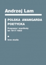 Polska awangarda poetycka. Programy i manifesty... Andrzej Lam