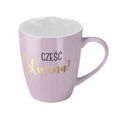 Kubek Pastelle Róż - CZEŚĆ ŚLICZNA ! (Q 672)