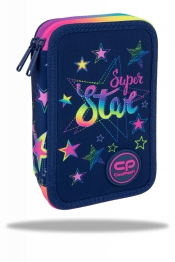 Coolpack, Piórnik podwójny z wyposażeniem Jumper 2 - Stars (F066960)