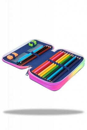 Coolpack, Piórnik podwójny z wyposażeniem Jumper 2 - Stars (F066960)