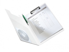 Teczka z klipem Leitz Wow A4 - różowy 230 mm x 330 mm (41990023)