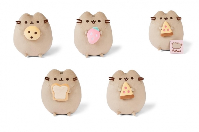 Pusheen z jedzonkiem 25cm mix