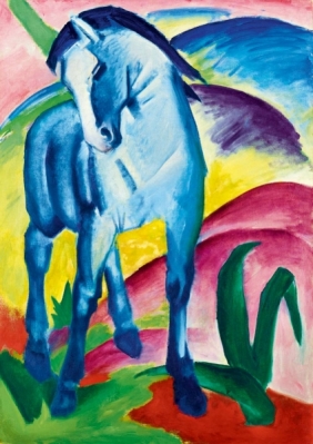 Bluebird Puzzle 1000: Niebieski koń, Franz Marc 1911 (60069)