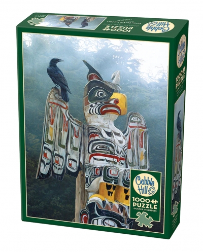<img src='https://webimage.pl/pics/692/1/d625012401692.jpg' style='height:440px' /> Puzzle 1000 Totem rdzennych Amerykanów 113138