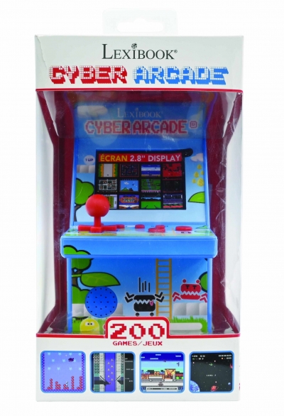 <img src='https://webimage.pl/pics/692/2/d3380743072692.jpg' style='height:440px' /> Gra elektroniczna Compact Cyber Arcade Lexibook JL2940