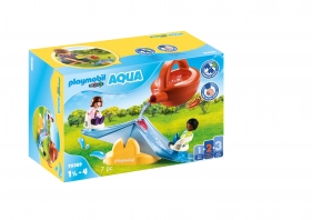Playmobil 1.2.3 Aqua: Huśtawka wodna z konewką (70269)