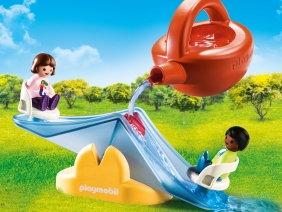 Playmobil 1.2.3 Aqua: Huśtawka wodna z konewką (70269)