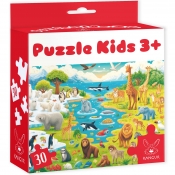 Puzzle Kids: Dzikie Zwierzęta