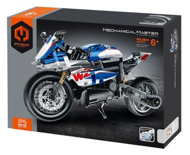 Klocki Ścigacz niebieski 542el