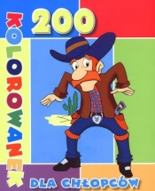 200 kolorowanek dla chłopców