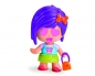 Pinypon City - laleczka Emoji 7cm z akcesoriami - fioletowe włosy (FPP14721/27414)