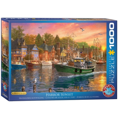 <img src='https://webimage.pl/pics/692/9/d628136609692.jpg' style='height:440px' /> Puzzle 1000 Harbor Sunset 6000-0969