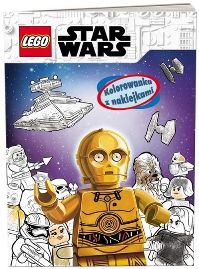 LEGO Star Wars. Kolorowanka z naklejkami