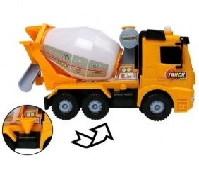 Betoniarka na baterie, żółta - Generator baniek (6646)