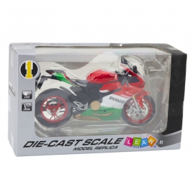 Motocykl metalowy ze światłem i dźwiękiem 1:12