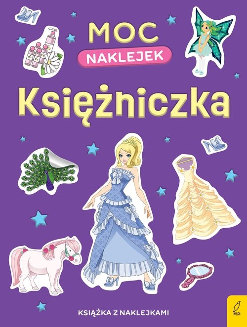 Moc naklejek. Księżniczka