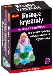Rosnące kryształy. Puszysta choinka kolorowa