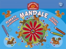 Mandale Plakaty do kolorowania Zeszyt niebieski