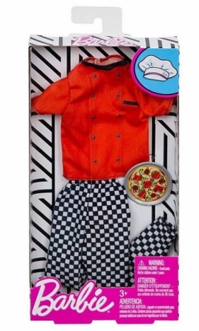 Barbie: Ubranko dla Kena - kucharz (FXJ50)