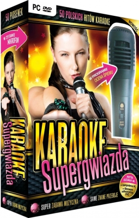 Karaoke Supergwiazda - z mikrofonem (PC-DVD)