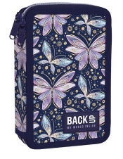 Piórnik podwójny BackUp z wyposażeniem - Wróżki (PB7DW04)