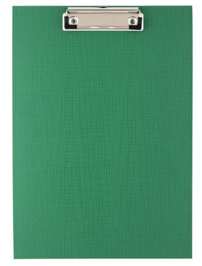 Deska A4 PVC z klipem zielona D.RECT