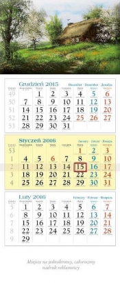 Kalendarz 2016 KT 19 Chatka trójdzielny
