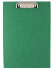 Deska A4 PVC z klipem zielona D.RECT