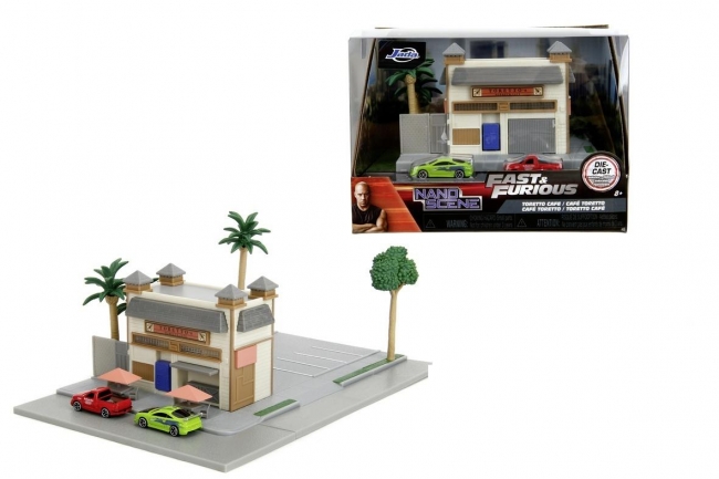 <img src='https://webimage.pl/pics/693/6/d4006333096693.jpg' style='height:440px' /> Jada F&F Diorama Kawiarnia Toretto
