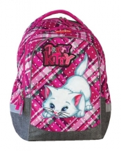 Plecak szkolny dwukomorowy Pretty Kitty