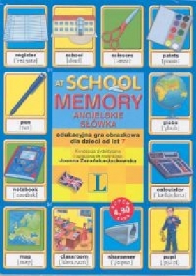 At School Memory angielskie słówka - Jackowska-Zarańska Joanna
