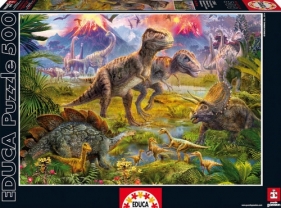 Puzzle 500 Dinozaury (15969)