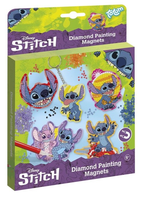 Zestaw Disney Stitch Magnesy do wyklejenia diamencikami