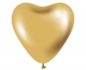 Balon gumowy Godan platynowe złote serce 6 sztuk metalizowany 6 szt złoty 12cal (CB-S6LZ)