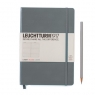 Notes Medium Leuchtturm1917 w linie antracyt 344782