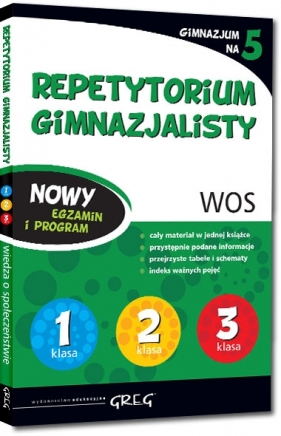 Repetytorium gimnazjalisty - wiedza o społeczeństwie - 2018 (Uszkodzona okładka) - Magdalena Kunysz