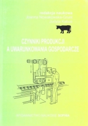 Czynniki produkcji a uwarunkowania gospodarcze - Nowakowska-Grunt Joanna , Judyta Kabus