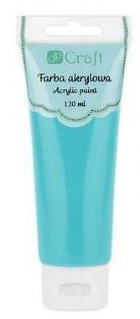 Farba akrylowa, 120 ml - turquoise blue (DPFA-058)