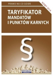 Taryfikator mandatów i punktów karnych 2016 - Kietschke Magdalena