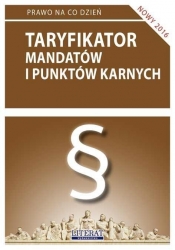 Taryfikator mandatów i punktów karnych 2016